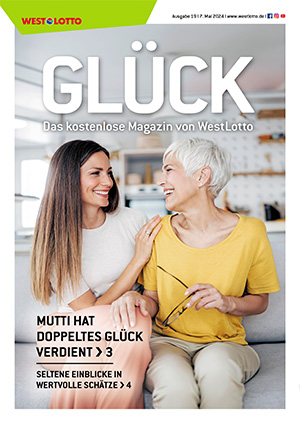 Cover der Kundenzeitschrift GLÜCK