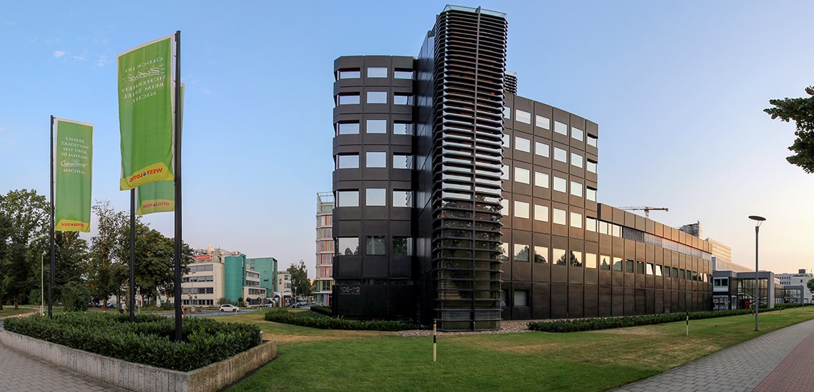 Zentrale von WestLotto in Münster