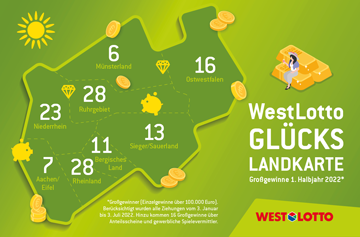 WestLotto Glückslandkarte