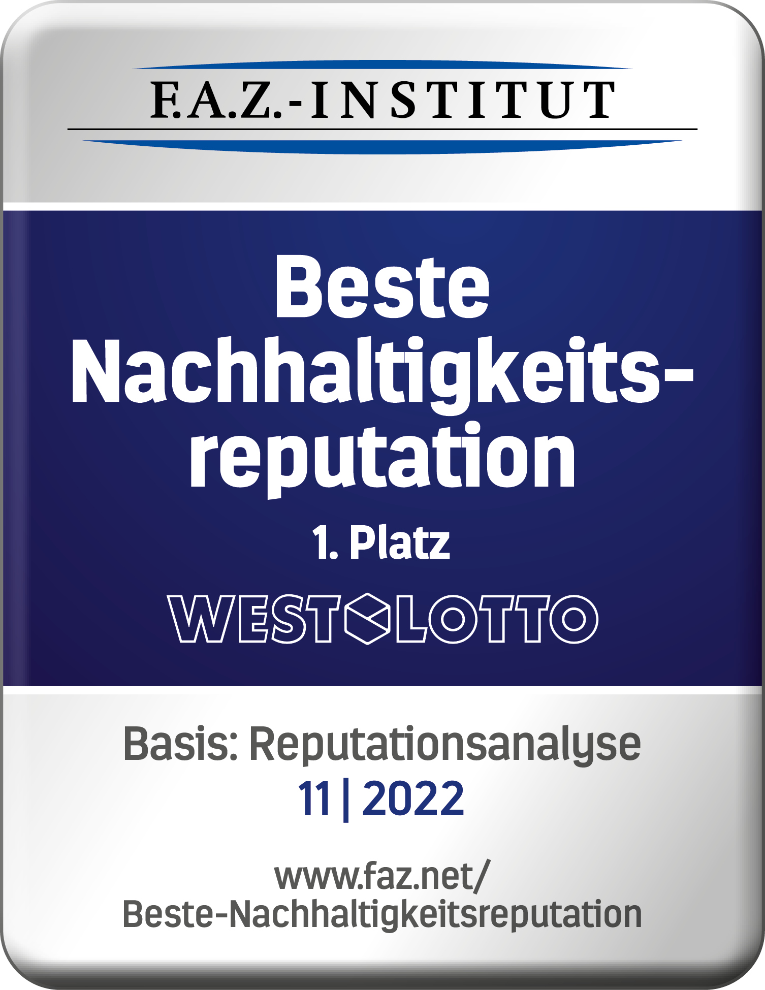 IMWF_221122_FAZ-Siegel_Beste-Nachhaltigkeitsreputation_11-2022_WestLotto_II