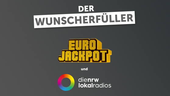 Logos von Eurojackpot und den NRW Lokalradios