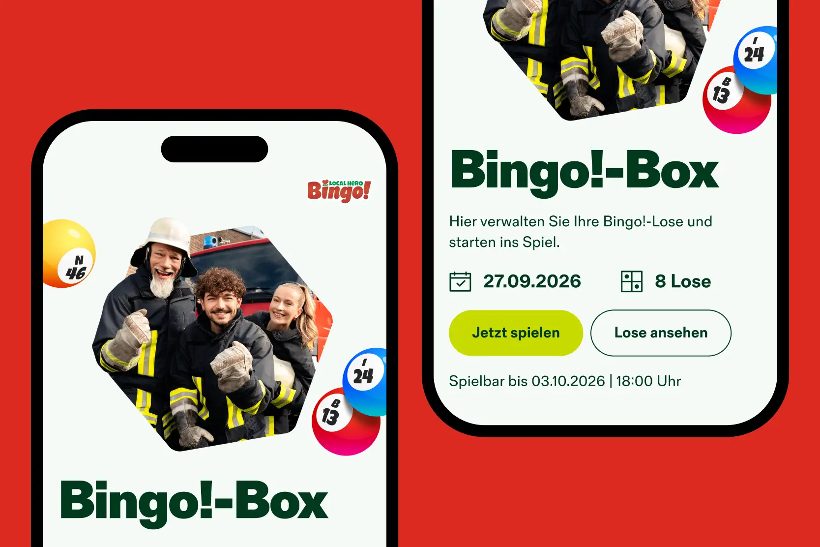 Darstellung der Bingo-Box.