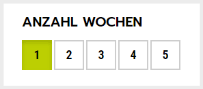 Anzahl Wochen - Ausschnitt aus dem Doppelte Sieben Spielschein