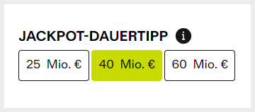 Spielanleitung Eurojackpot Auswahl Jackpot-DauerTipp