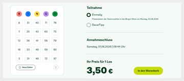 Spielanleitung Local Hero Bingo!