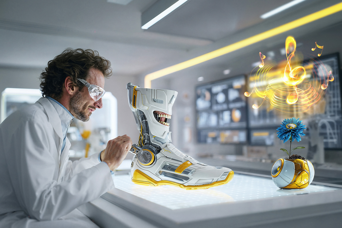 Wissenschaftler baut an einem futuristischen Schuh | WestLotto Eurojackpot