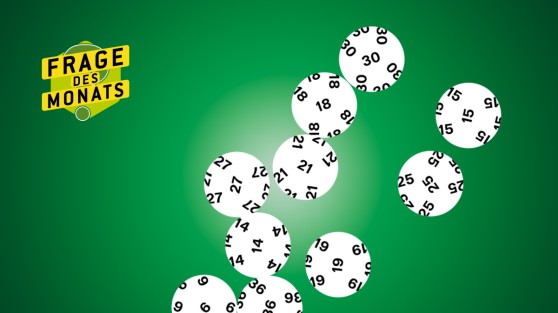 Animierte Lottokugeln vor grünem Hintergrund - WestLotto