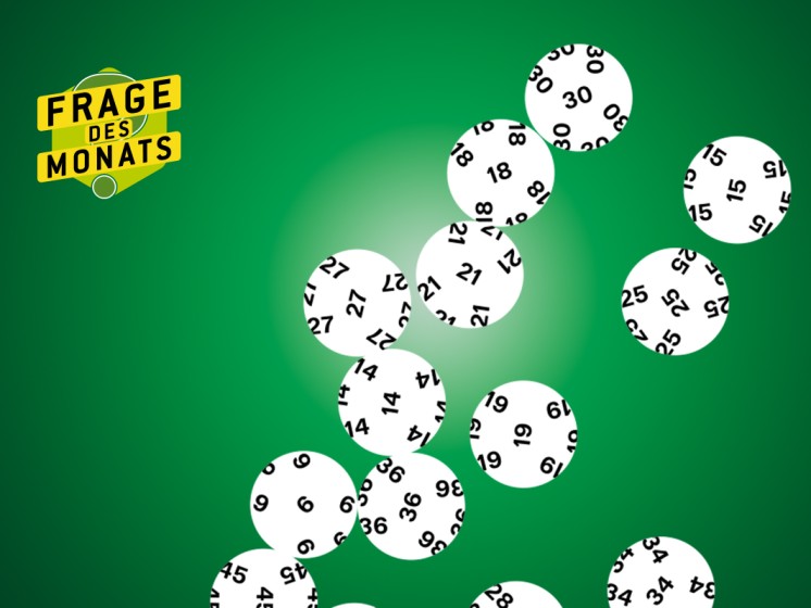 Animierte Lottokugeln vor grünem Hintergrund - WestLotto