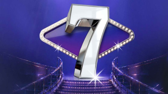 Die Zahl 7 steht auf einer Show-Treppe. WestLotto