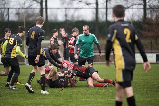 WestLotto-Toptalent Rugbyspieler Ben Potente im Wettkampf