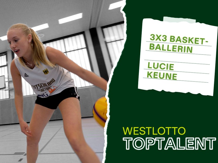 WestLotto-Toptalent - Lucie Keune spielt Basketball