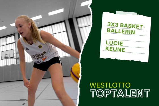 WestLotto-Toptalent - Lucie Keune spielt Basketball