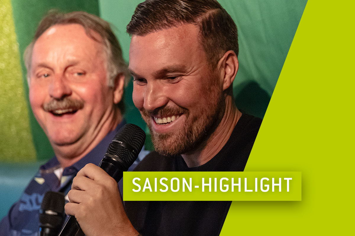 Peter Neururer und Kevin Großkreutz auf der Bühne | WestLotto Saison-Highlight