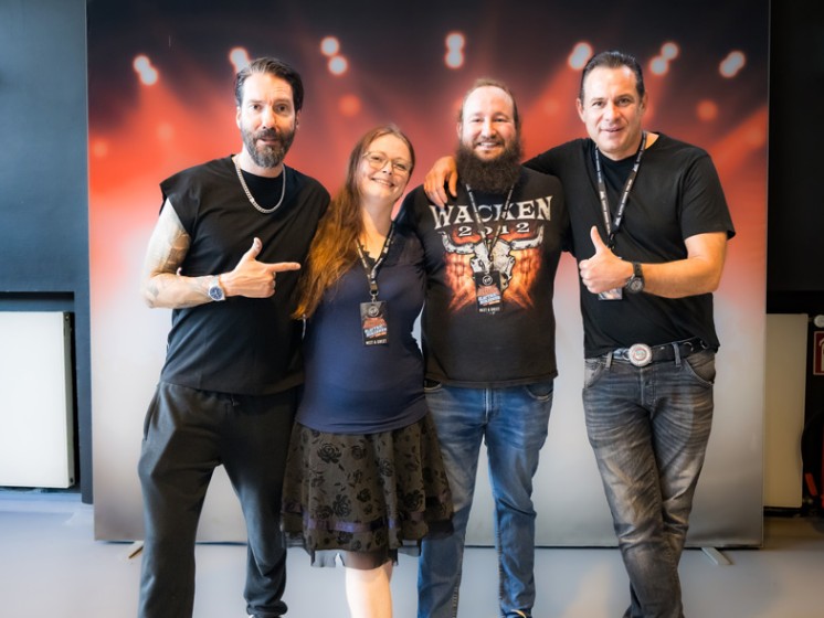 Wunscherfüller-Gewinner mit Band The BossHoss | WestLotto