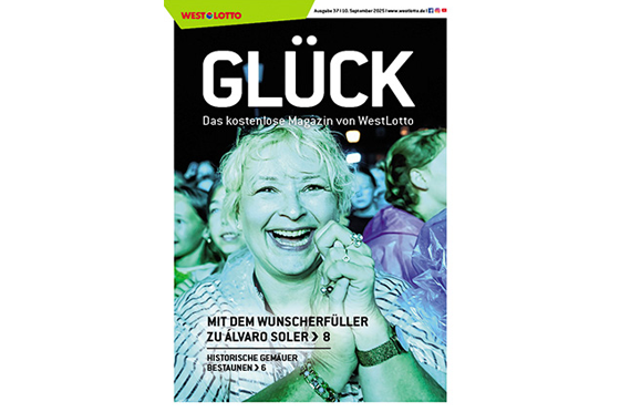 Cover der Kundenzeitschrift GLÜCK | WestLotto