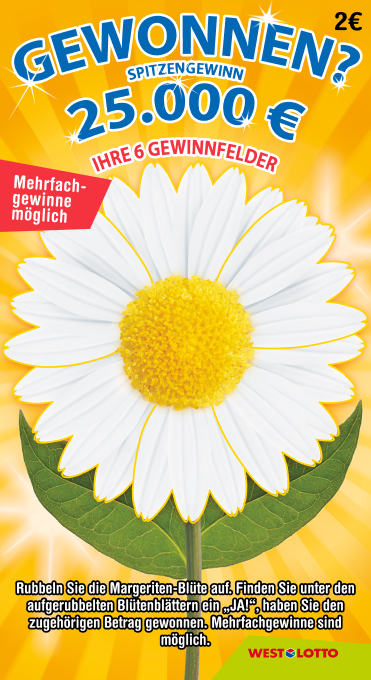 Spielschein Rubbellos Gewonnen