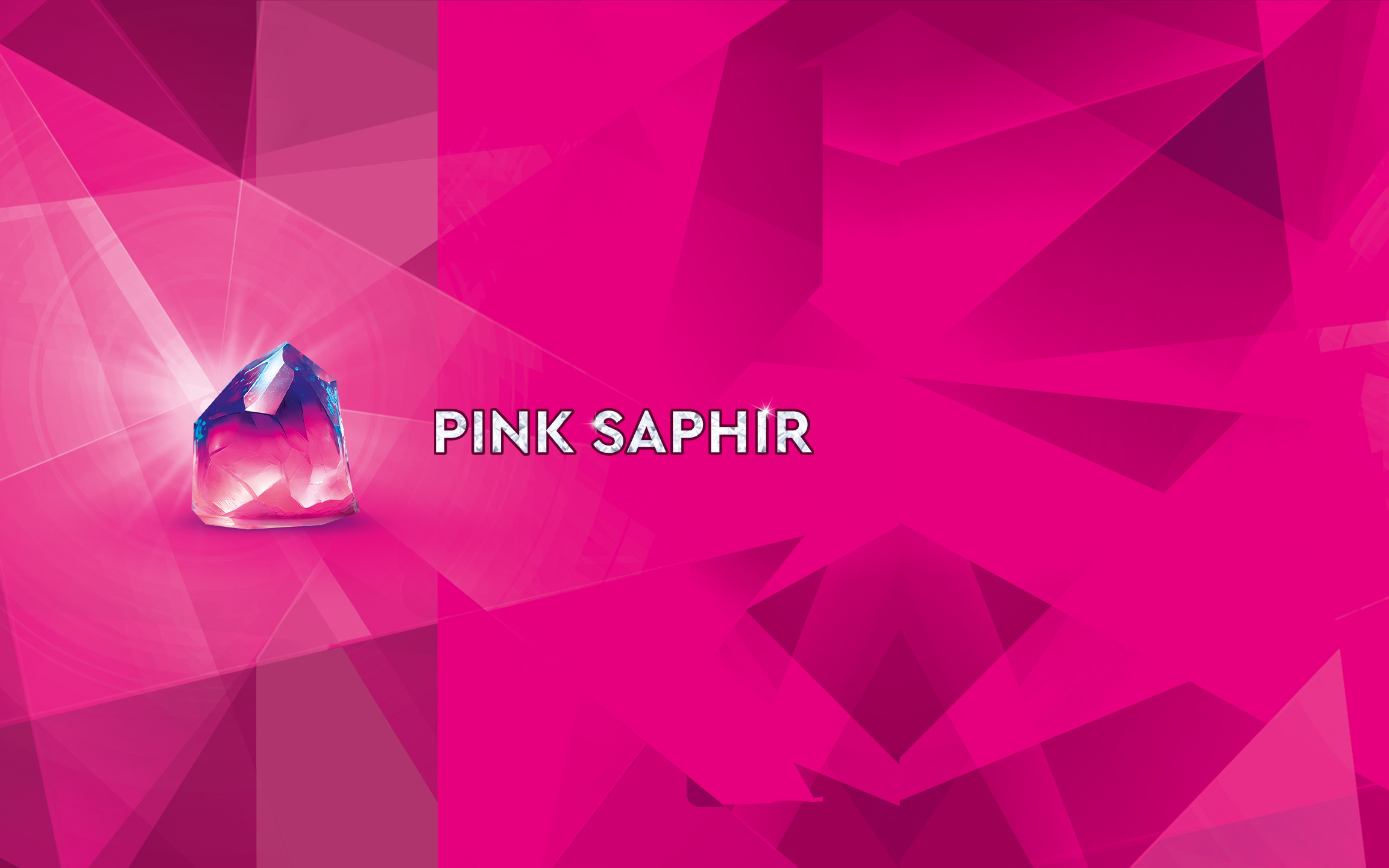 Bühnenbild Rubbellos Pink Saphir