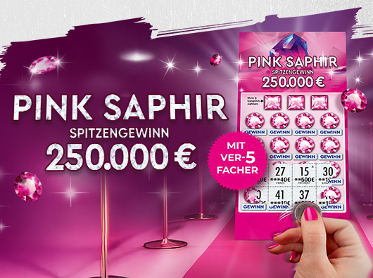 Übersichtsbild Rubbellos Pink Saphir App