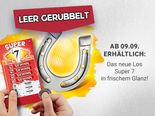 Übersichtsgrafik Rubbellos Super 7 ausverkauft