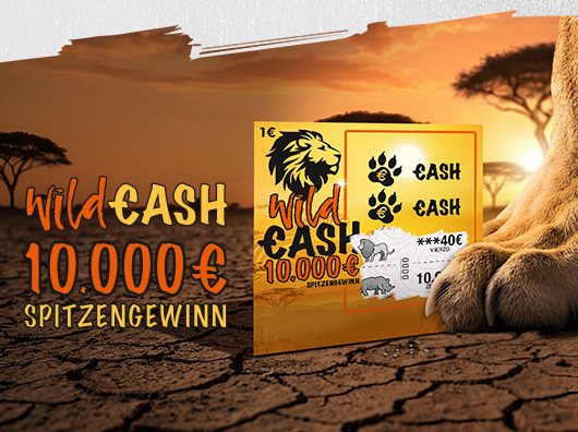 Übersichtsbild Rubbellos Wild Cash 